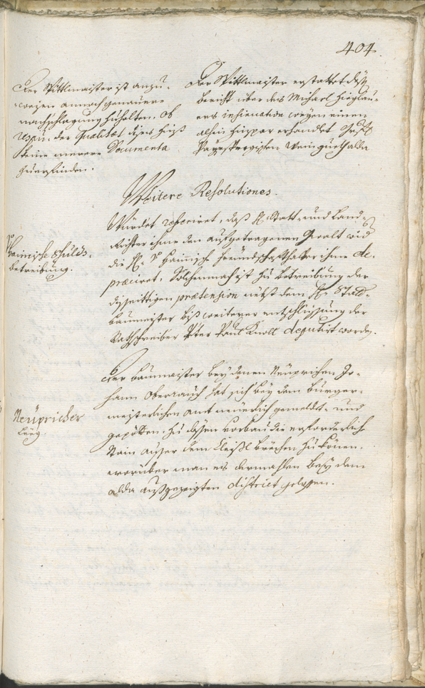 Stadtarchiv Bozen - BOhisto Ratsprotokoll 1756/59 