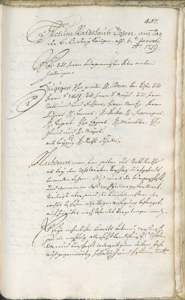 Civic Archives of Bozen-Bolzano - BOhisto Ratsprotokoll 1756/59 