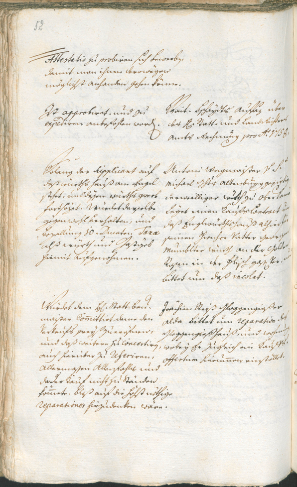 Civic Archives of Bozen-Bolzano - BOhisto Ratsprotokoll 1759/62 