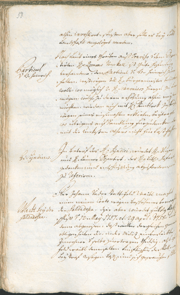 Archivio Storico della Città di Bolzano - BOhisto protocollo consiliare 1759/62 