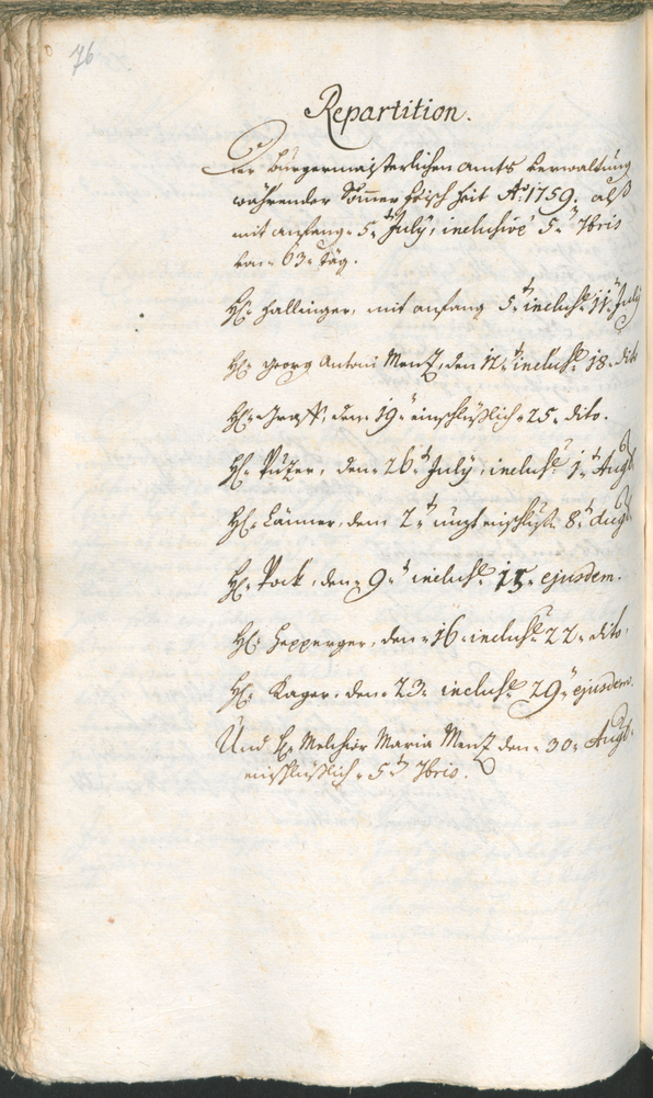 Civic Archives of Bozen-Bolzano - BOhisto Ratsprotokoll 1759/62 