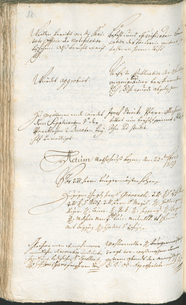 Archivio Storico della Città di Bolzano - BOhisto protocollo consiliare 1759/62 