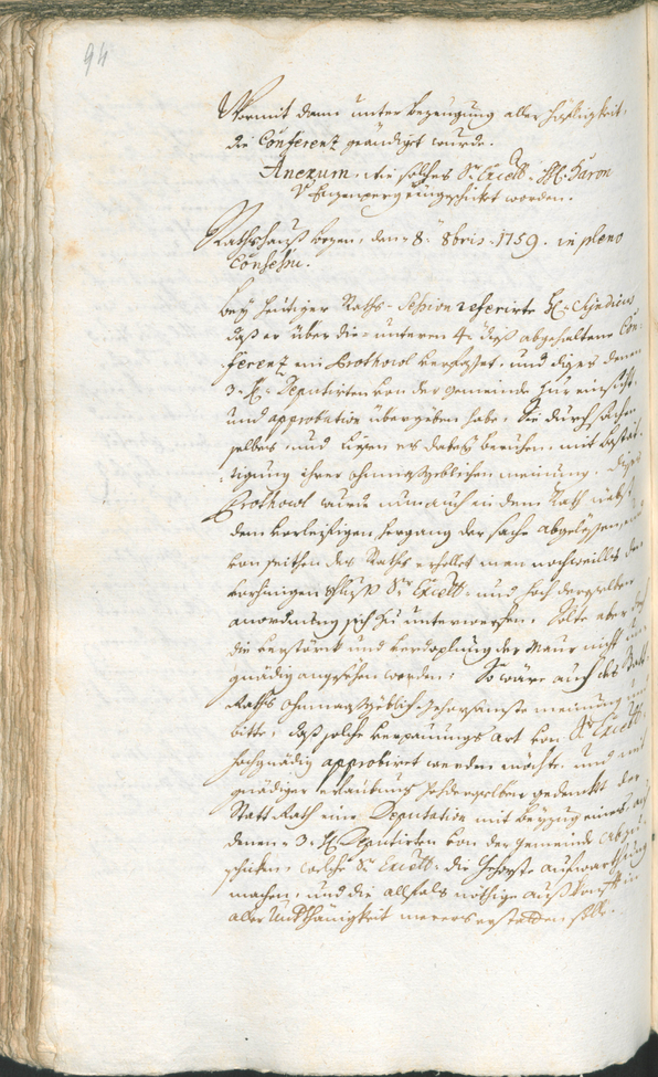 Civic Archives of Bozen-Bolzano - BOhisto Ratsprotokoll 1759/62 