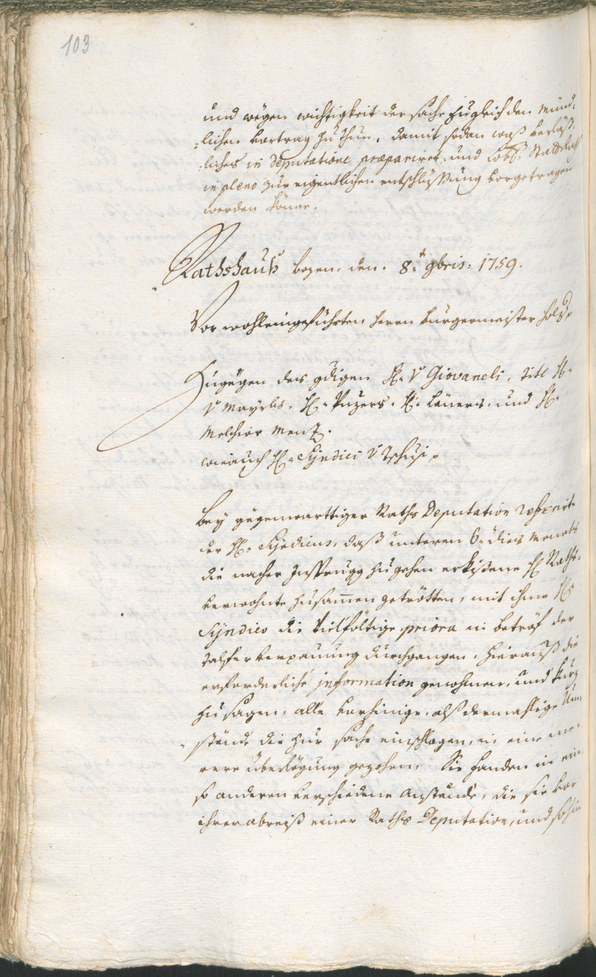 Archivio Storico della Città di Bolzano - BOhisto protocollo consiliare 1759/62 