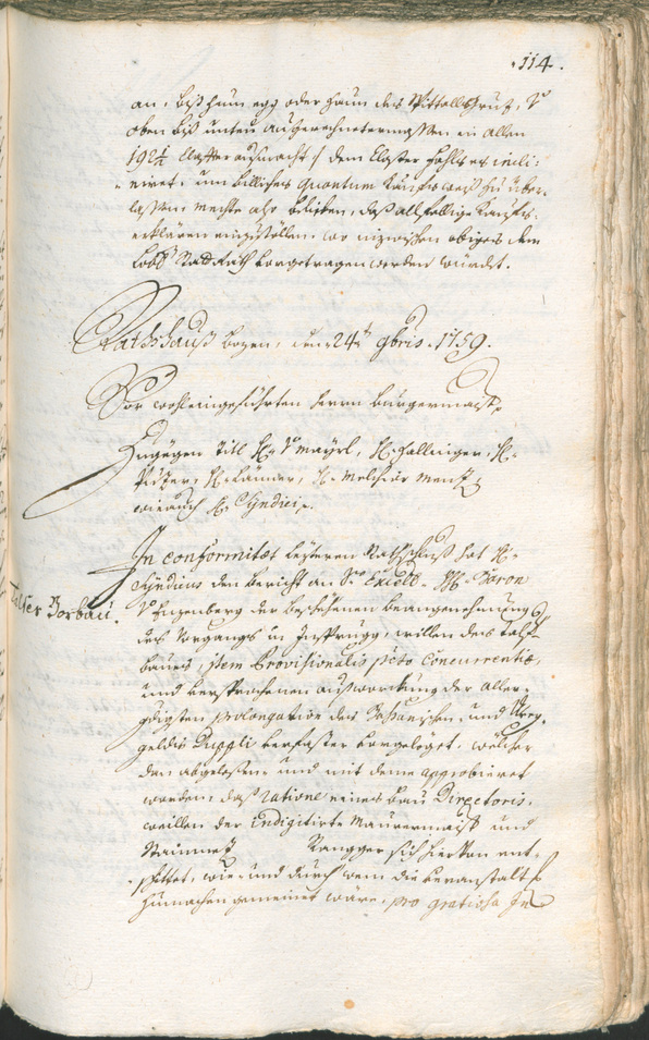 Civic Archives of Bozen-Bolzano - BOhisto Ratsprotokoll 1759/62 