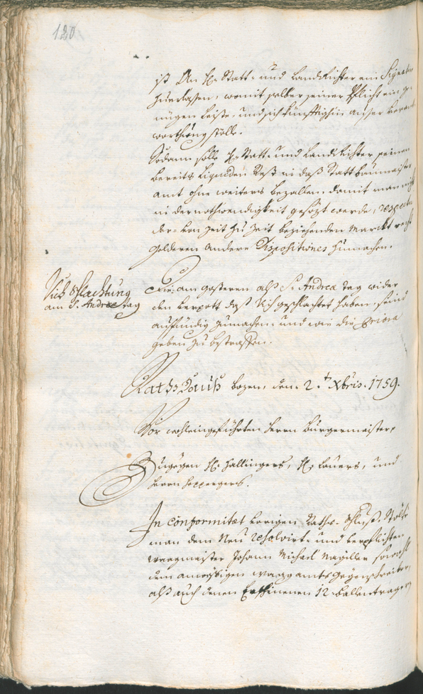 Civic Archives of Bozen-Bolzano - BOhisto Ratsprotokoll 1759/62 