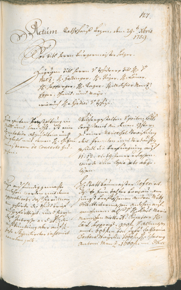 Civic Archives of Bozen-Bolzano - BOhisto Ratsprotokoll 1759/62 