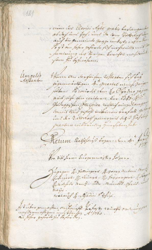 Archivio Storico della Città di Bolzano - BOhisto protocollo consiliare 1759/62 