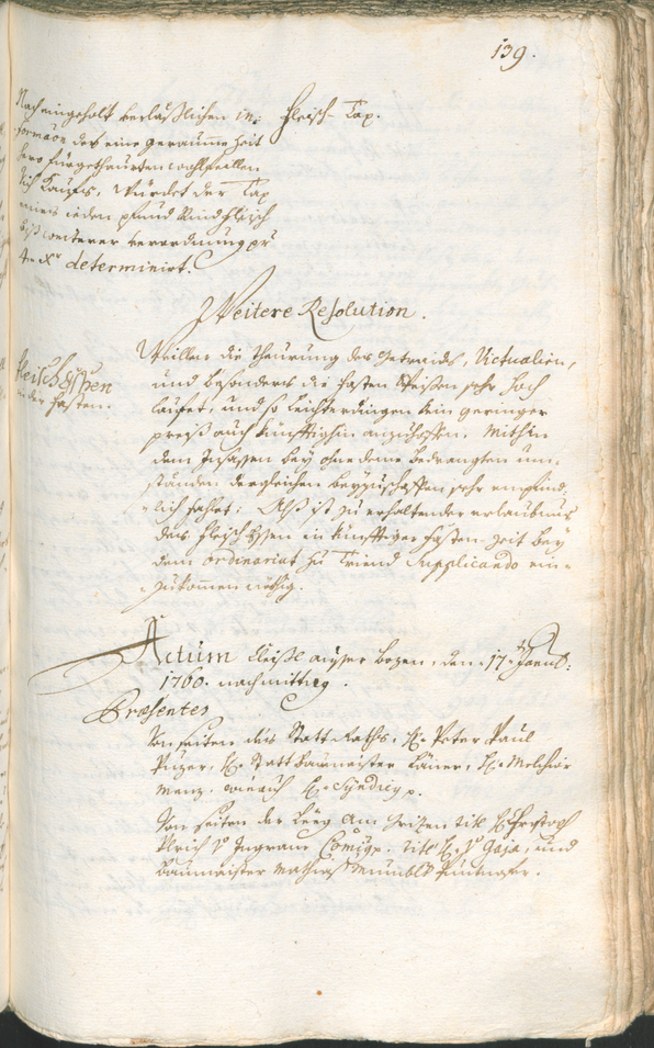 Civic Archives of Bozen-Bolzano - BOhisto Ratsprotokoll 1759/62 