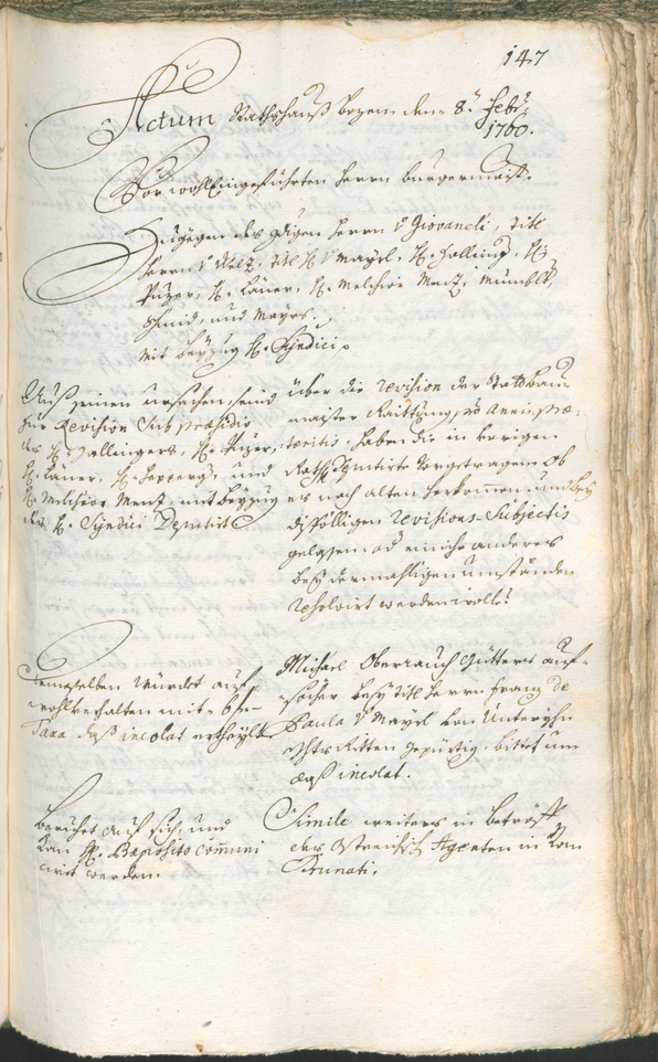 Civic Archives of Bozen-Bolzano - BOhisto Ratsprotokoll 1759/62 