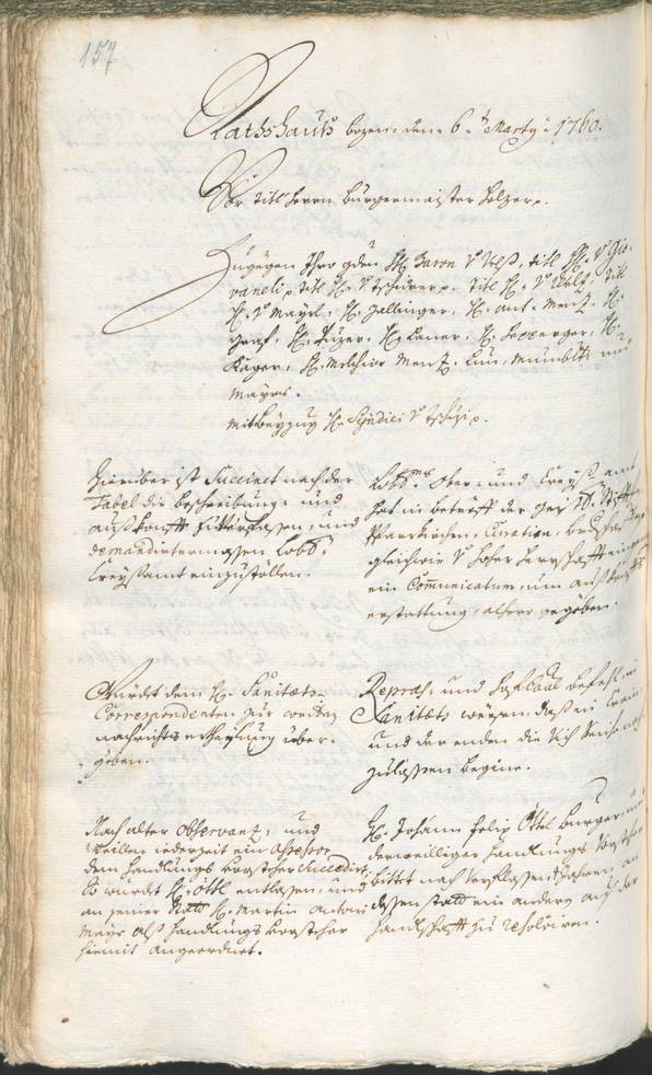 Civic Archives of Bozen-Bolzano - BOhisto Ratsprotokoll 1759/62 