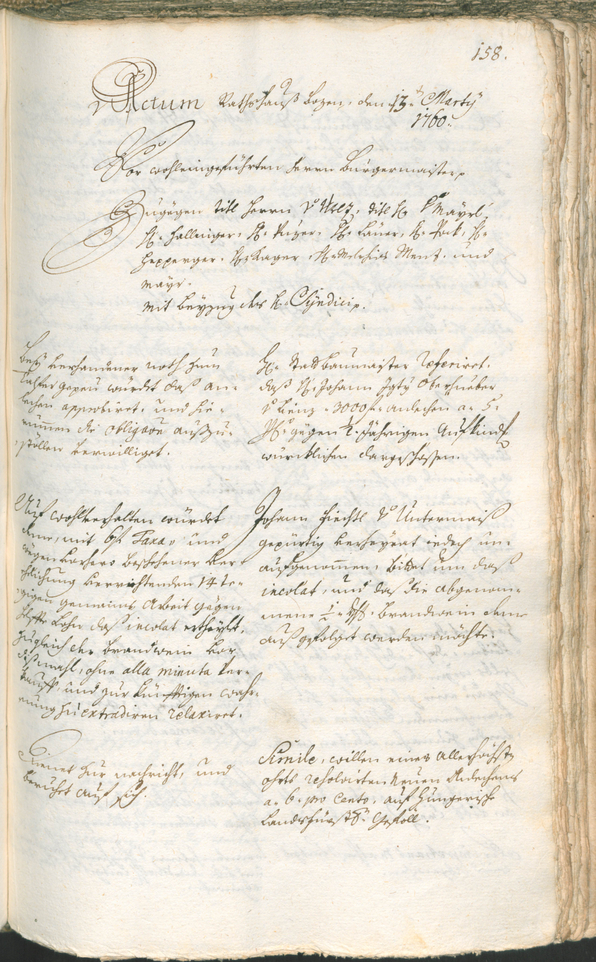 Civic Archives of Bozen-Bolzano - BOhisto Ratsprotokoll 1759/62 