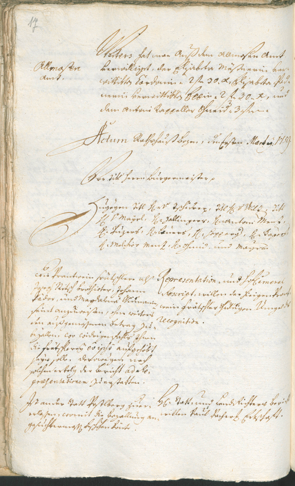 Archivio Storico della Città di Bolzano - BOhisto protocollo consiliare 1759/62 