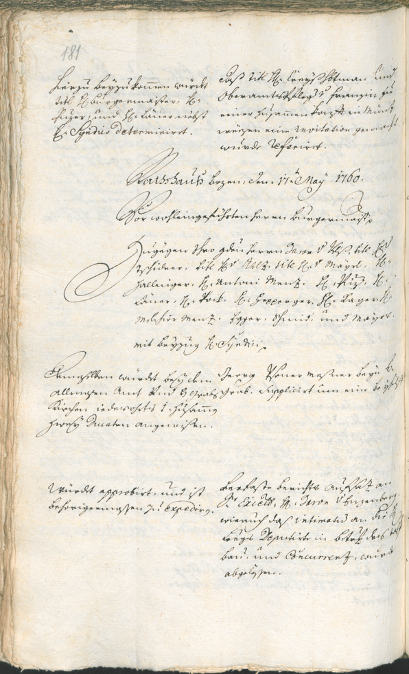 Civic Archives of Bozen-Bolzano - BOhisto Ratsprotokoll 1759/62 