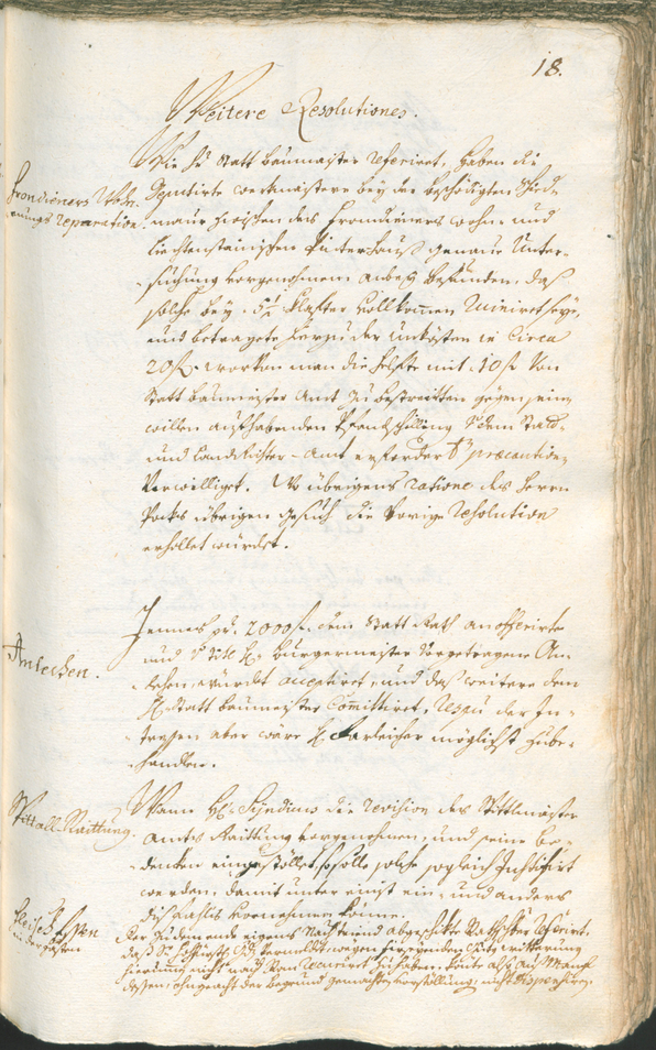 Civic Archives of Bozen-Bolzano - BOhisto Ratsprotokoll 1759/62 