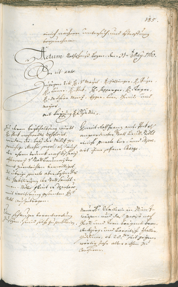 Civic Archives of Bozen-Bolzano - BOhisto Ratsprotokoll 1759/62 