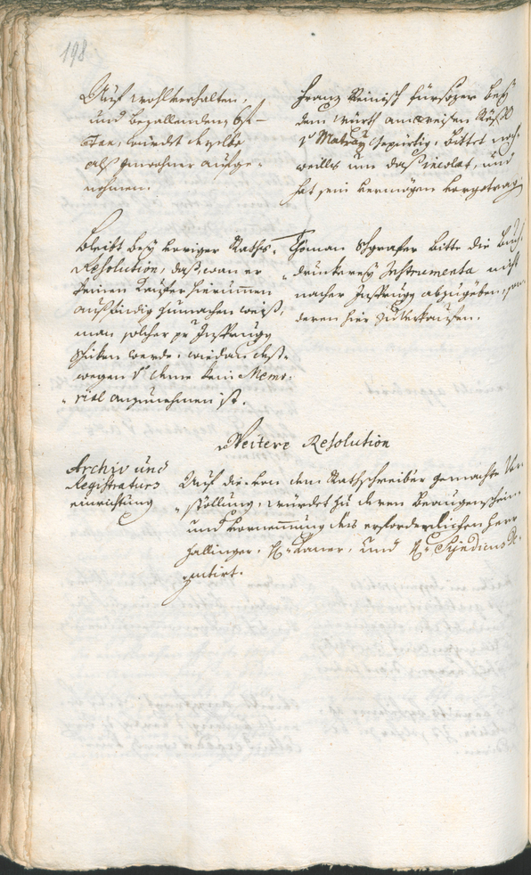 Stadtarchiv Bozen - BOhisto Ratsprotokoll 1759/62 