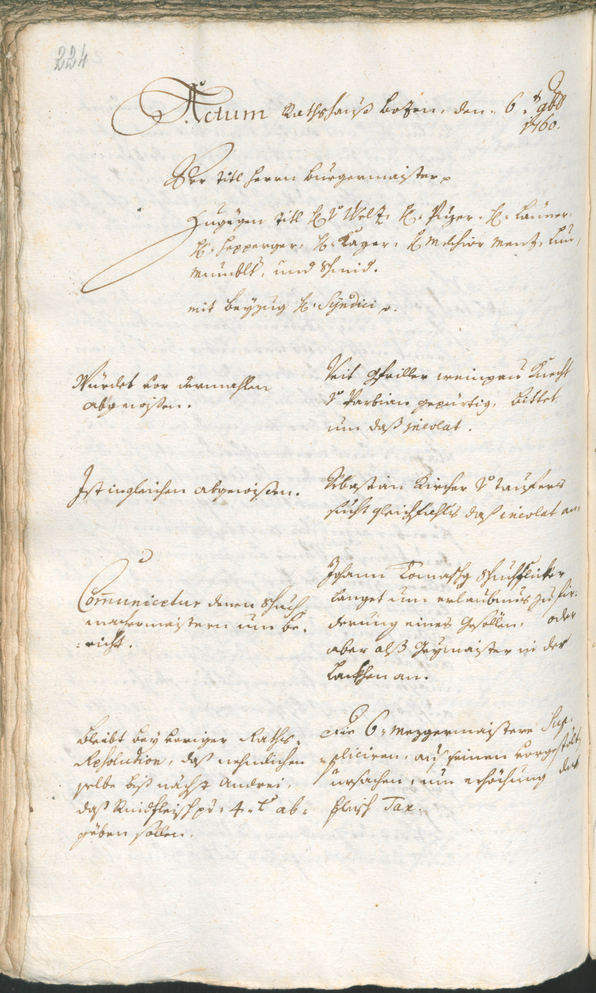 Civic Archives of Bozen-Bolzano - BOhisto Ratsprotokoll 1759/62 