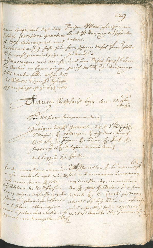 Civic Archives of Bozen-Bolzano - BOhisto Ratsprotokoll 1759/62 