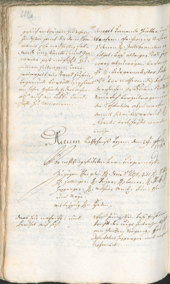 Stadtarchiv Bozen - BOhisto Ratsprotokoll 1759/62 