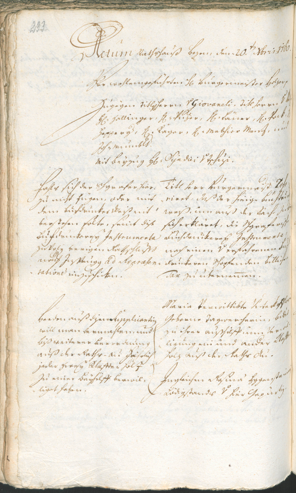 Civic Archives of Bozen-Bolzano - BOhisto Ratsprotokoll 1759/62 