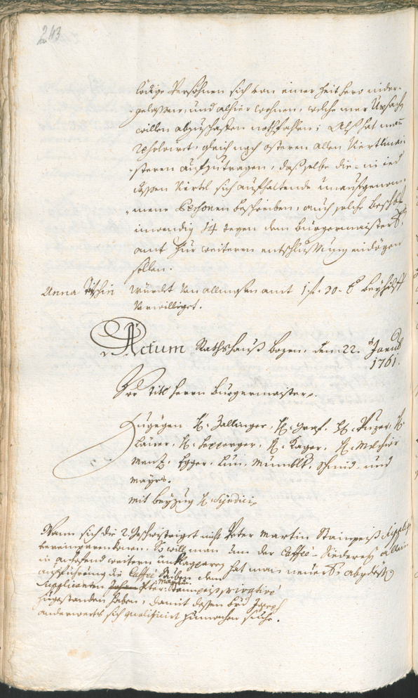 Civic Archives of Bozen-Bolzano - BOhisto Ratsprotokoll 1759/62 