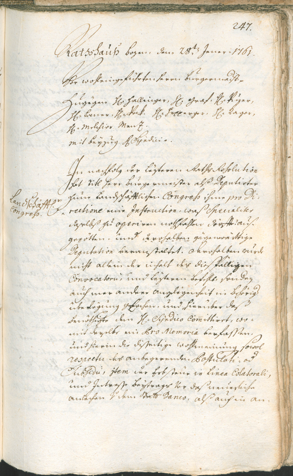 Civic Archives of Bozen-Bolzano - BOhisto Ratsprotokoll 1759/62 