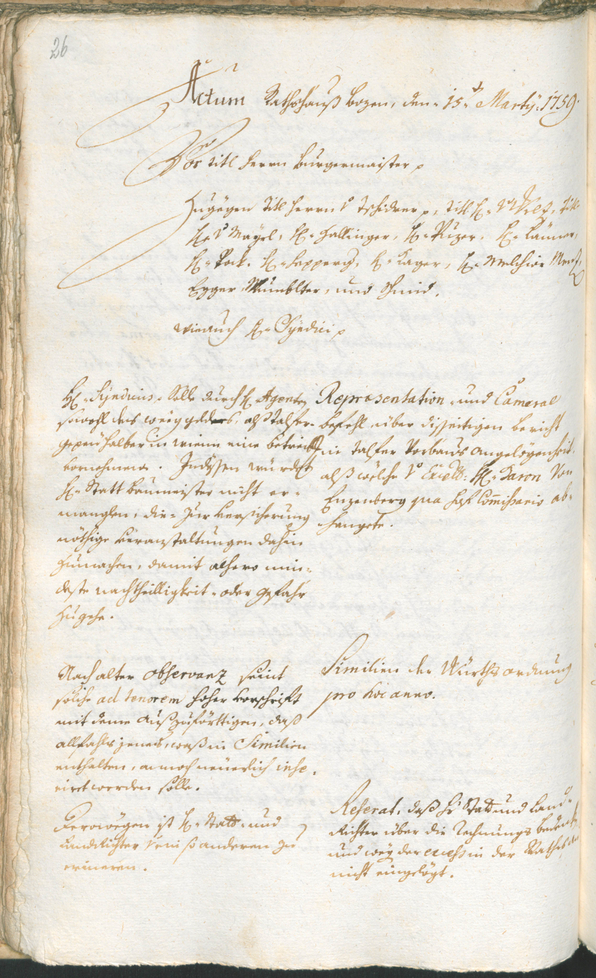 Civic Archives of Bozen-Bolzano - BOhisto Ratsprotokoll 1759/62 