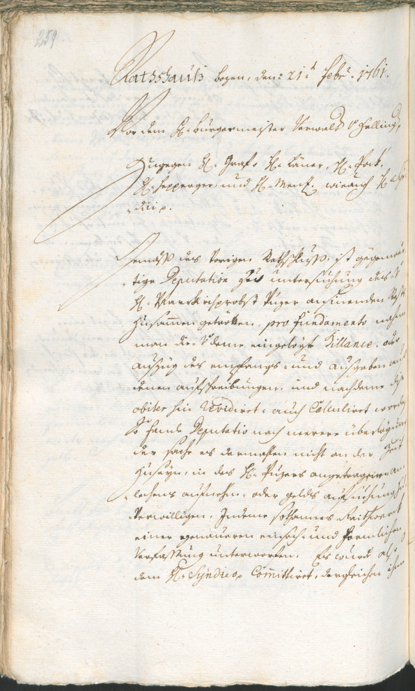 Archivio Storico della Città di Bolzano - BOhisto protocollo consiliare 1759/62 