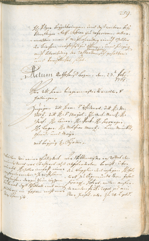 Civic Archives of Bozen-Bolzano - BOhisto Ratsprotokoll 1759/62 