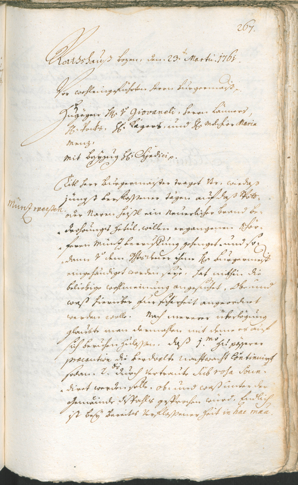 Archivio Storico della Città di Bolzano - BOhisto protocollo consiliare 1759/62 