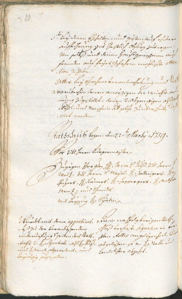 Civic Archives of Bozen-Bolzano - BOhisto Ratsprotokoll 1759/62 