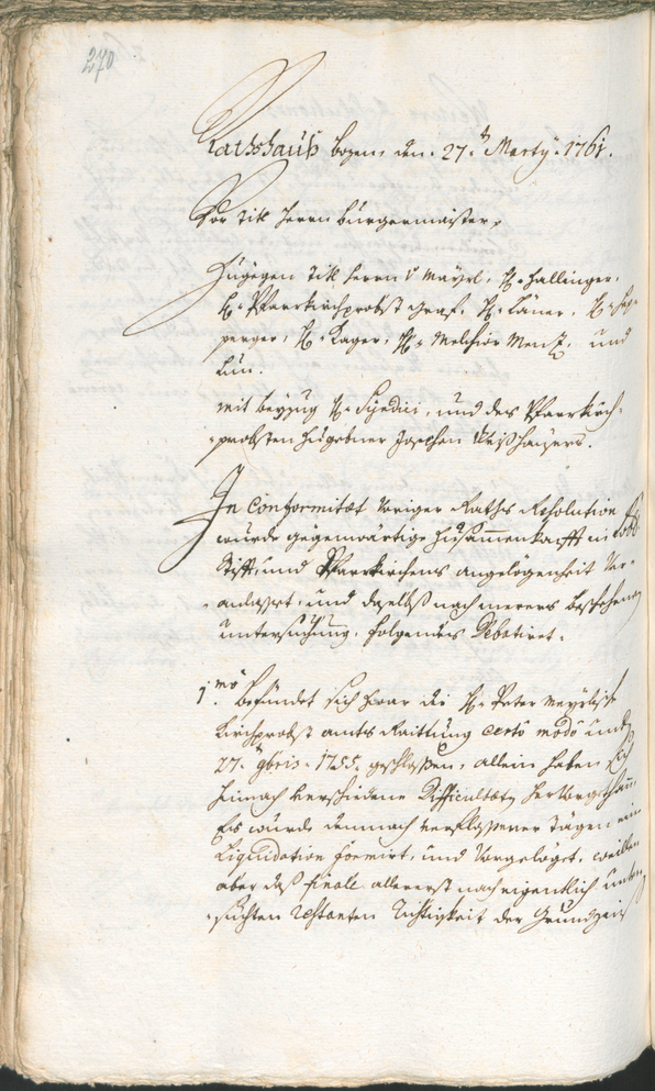 Civic Archives of Bozen-Bolzano - BOhisto Ratsprotokoll 1759/62 