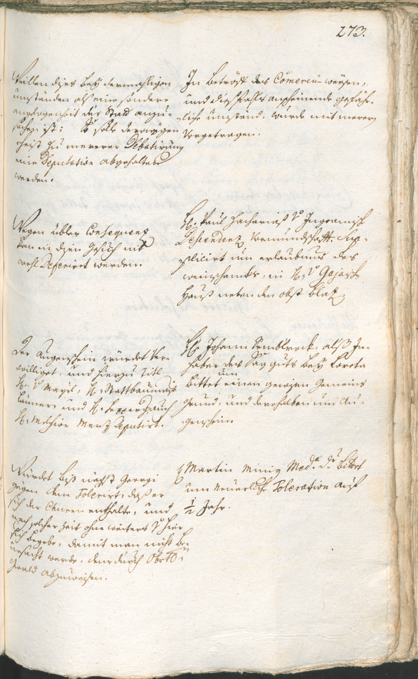 Archivio Storico della Città di Bolzano - BOhisto protocollo consiliare 1759/62 