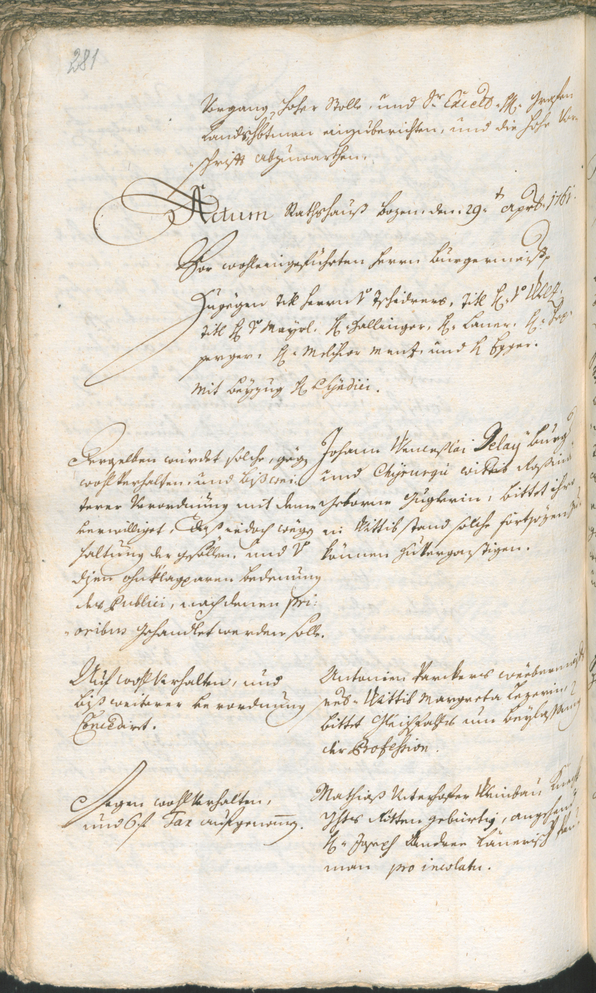 Archivio Storico della Città di Bolzano - BOhisto protocollo consiliare 1759/62 