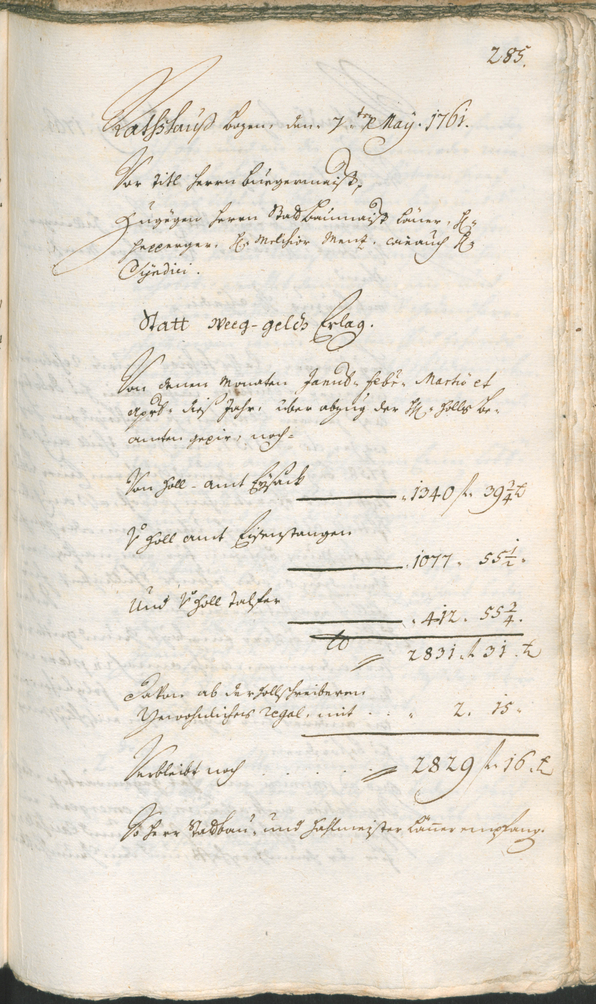 Civic Archives of Bozen-Bolzano - BOhisto Ratsprotokoll 1759/62 