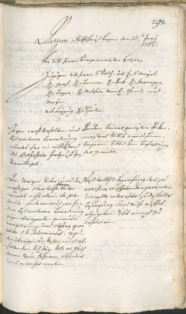 Civic Archives of Bozen-Bolzano - BOhisto Ratsprotokoll 1759/62 