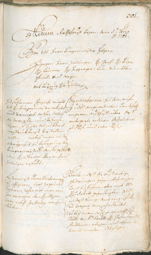 Civic Archives of Bozen-Bolzano - BOhisto Ratsprotokoll 1759/62 