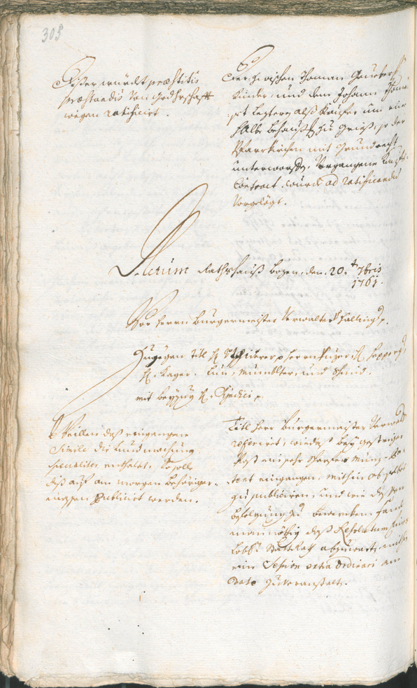 Archivio Storico della Città di Bolzano - BOhisto protocollo consiliare 1759/62 