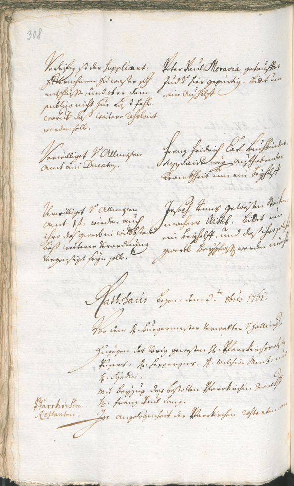 Archivio Storico della Città di Bolzano - BOhisto protocollo consiliare 1759/62 