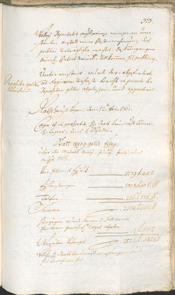 Civic Archives of Bozen-Bolzano - BOhisto Ratsprotokoll 1759/62 