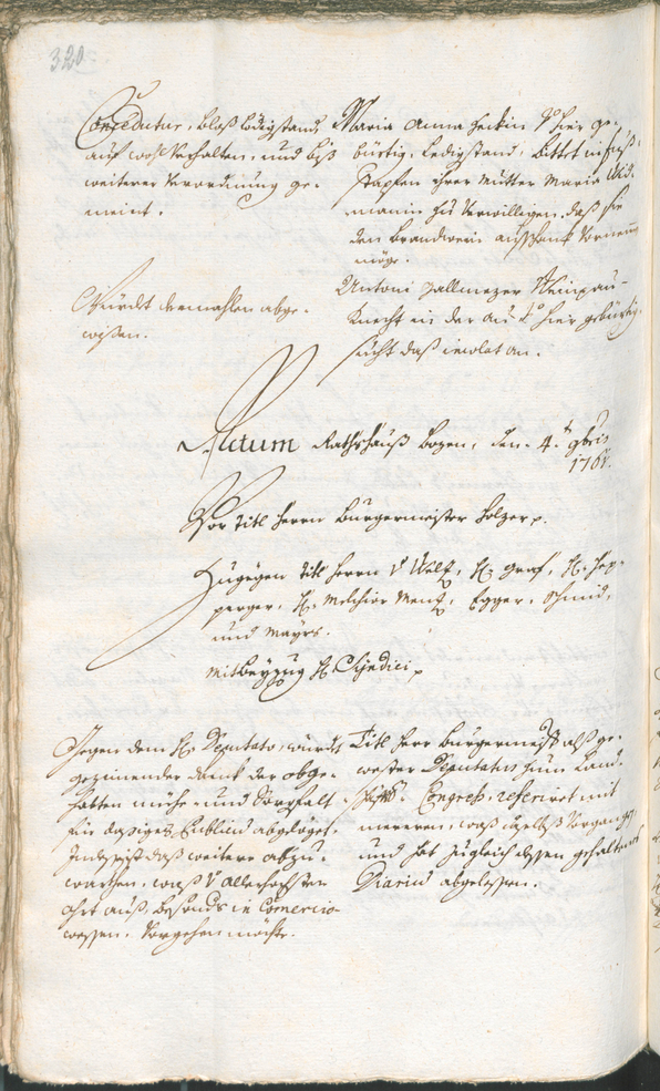 Civic Archives of Bozen-Bolzano - BOhisto Ratsprotokoll 1759/62 