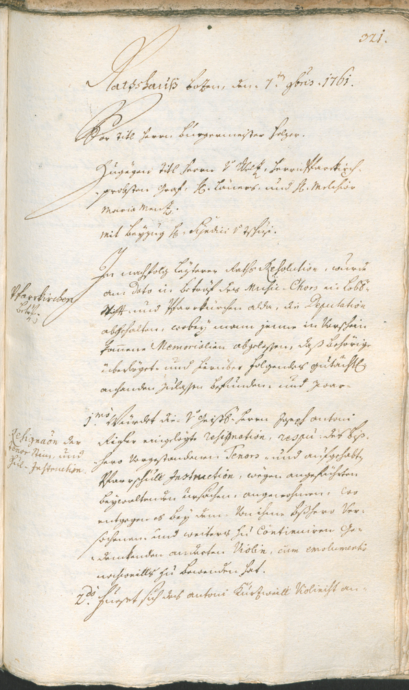 Civic Archives of Bozen-Bolzano - BOhisto Ratsprotokoll 1759/62 