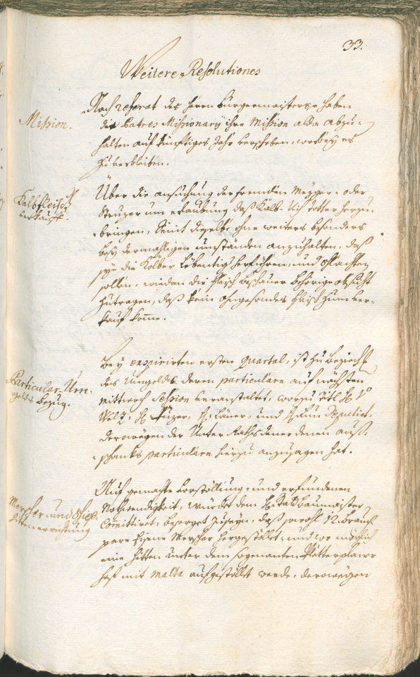 Civic Archives of Bozen-Bolzano - BOhisto Ratsprotokoll 1759/62 