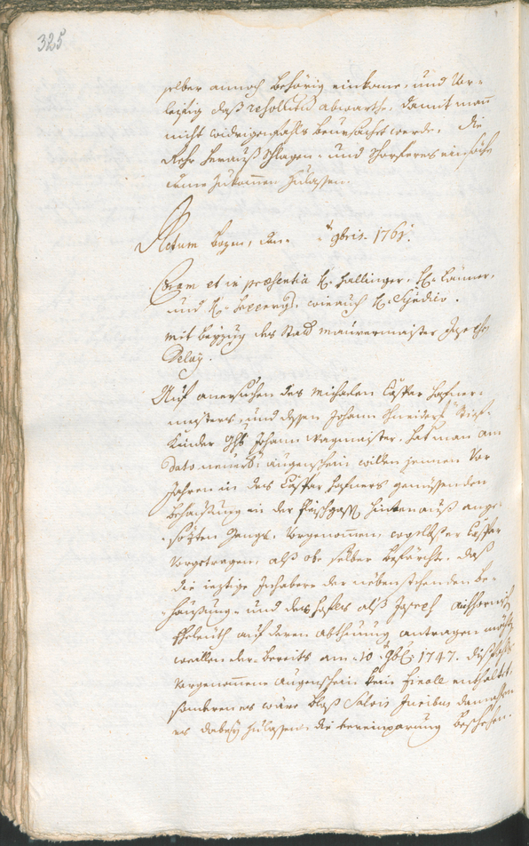 Civic Archives of Bozen-Bolzano - BOhisto Ratsprotokoll 1759/62 