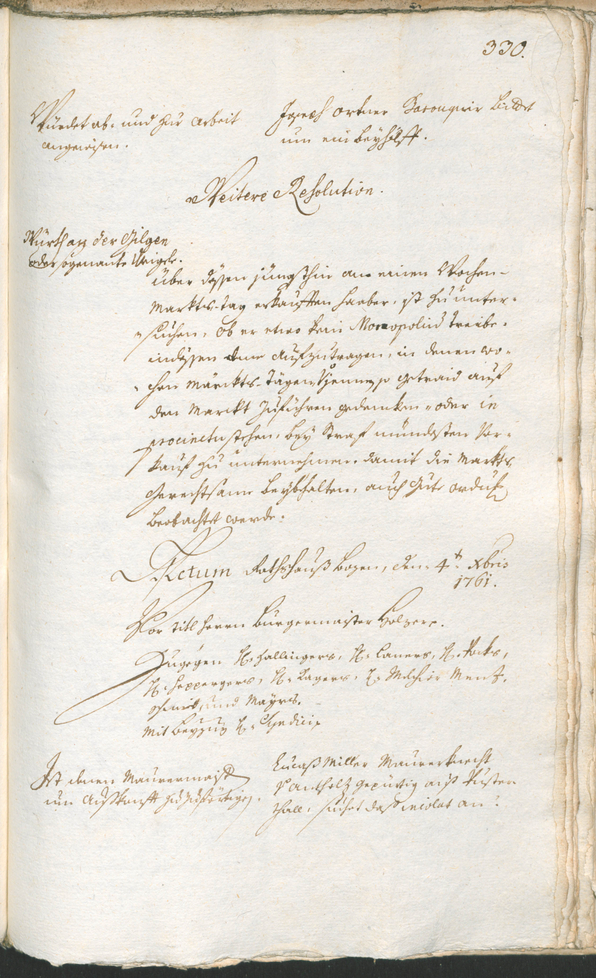 Civic Archives of Bozen-Bolzano - BOhisto Ratsprotokoll 1759/62 