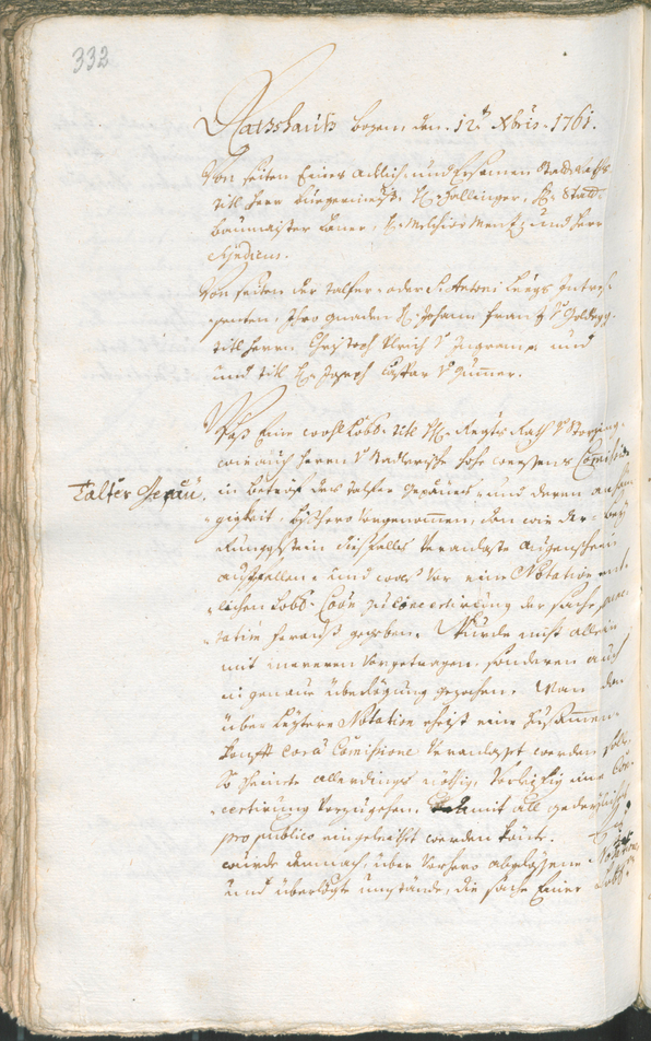 Archivio Storico della Città di Bolzano - BOhisto protocollo consiliare 1759/62 