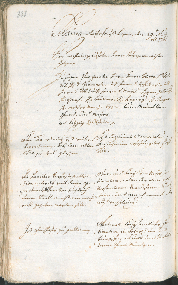 Civic Archives of Bozen-Bolzano - BOhisto Ratsprotokoll 1759/62 