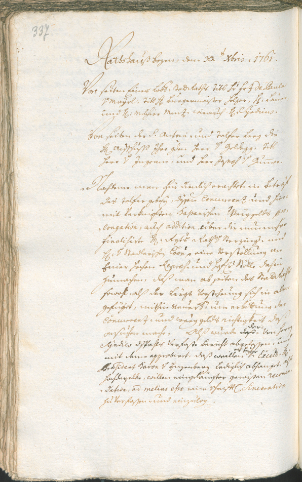 Civic Archives of Bozen-Bolzano - BOhisto Ratsprotokoll 1759/62 