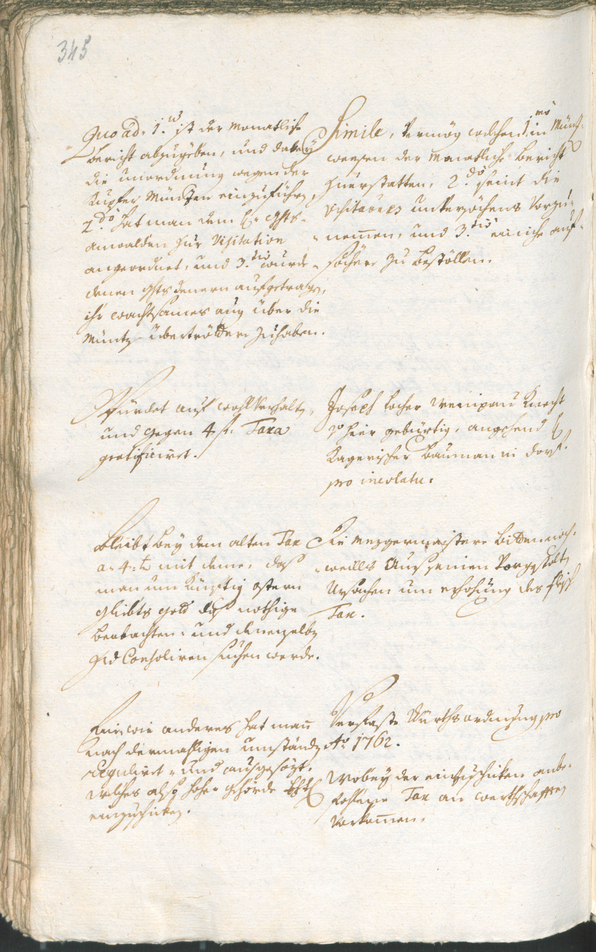 Civic Archives of Bozen-Bolzano - BOhisto Ratsprotokoll 1759/62 